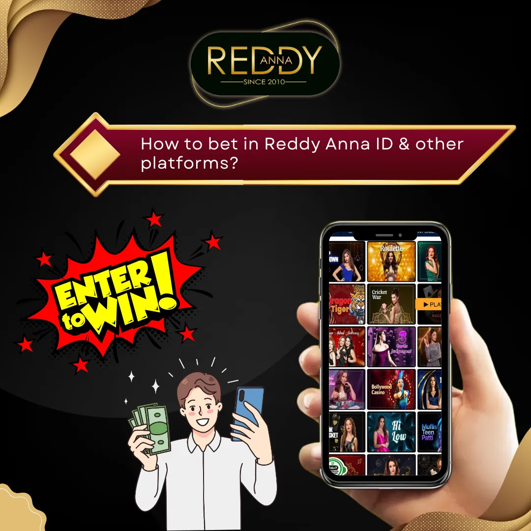 how to bet in reddy anna id and other platforms